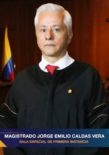 El magistrado Jorge Emilio Caldas asumirá por reparto el juicio contra los exministros Ricardo Bonilla y Luis Fernando Velasco - crédito Corte Suprema de Justicia