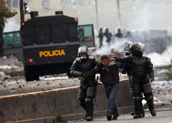 Los detenidos -una vez realizados