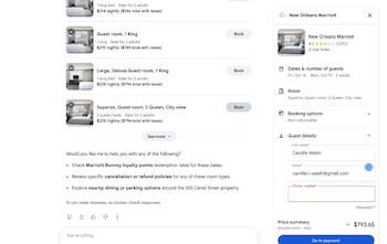 El Modo IA de Google te ayuda a pagar la reserva de tu hotel.