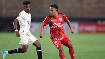 Marcos Lliuya enfrentando a Universitario en el Monumental. - Crédito: Difusión