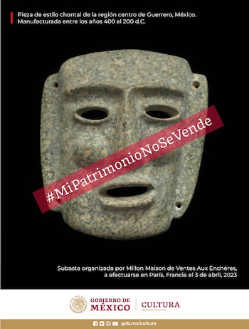 Subasta de bienes arqueológicos, patrimonio