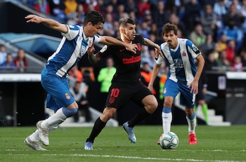 Partido entre el Espanyol y