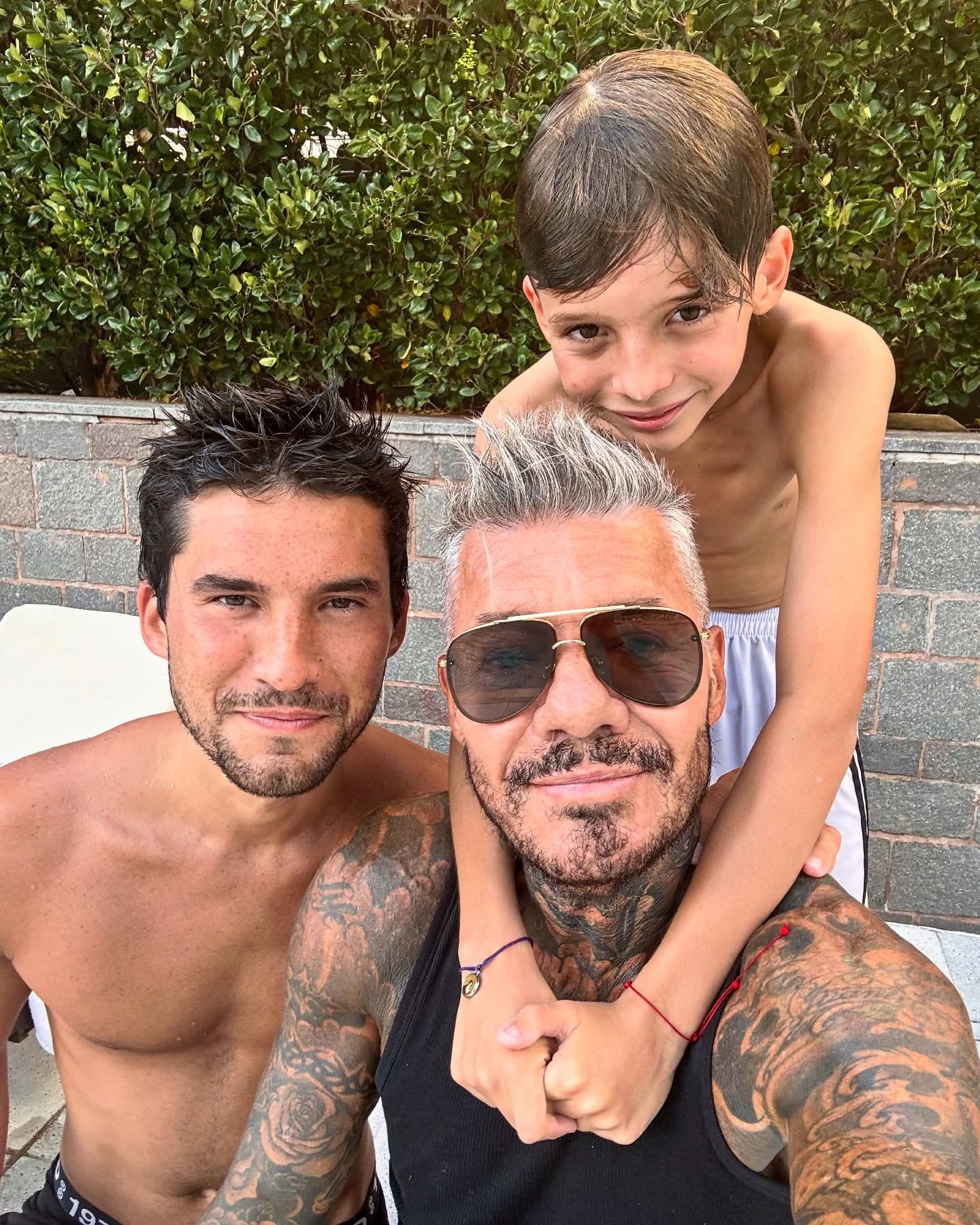 El conductor y su hijo coincidieron frente a cámara para hablar de su pasión por el fútbol