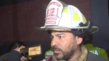 Los bomberos apagaron el incendio