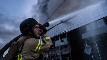 Heridas 18 personas en una nueva oleada de ataques de Rusia contra la capital de Ucrania, Kiev