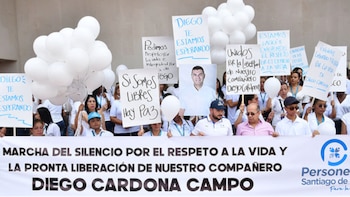 Diego Cardona Campo permaneció en poder de los insurgentes durante una semana. (Crédito: Alcaldía de Cali)