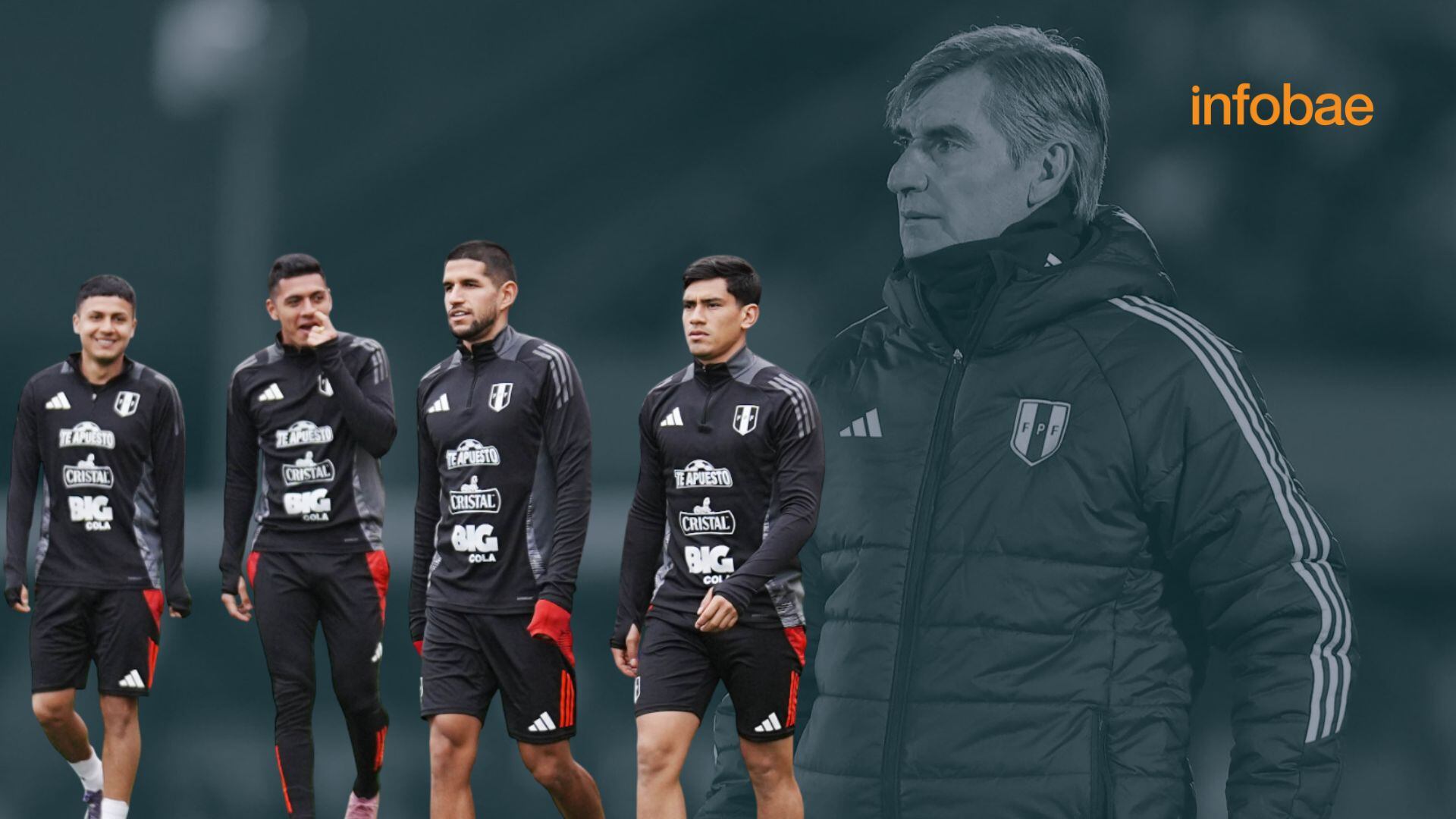 Óscar Ibáñez cerró las Eliminatorias 2026 como entrenador interino de Perú. - Crédito: Composición Infobae