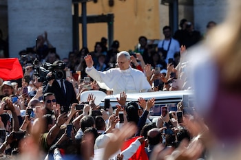 Ceremonia del comienzo del Pontificado de León XIV