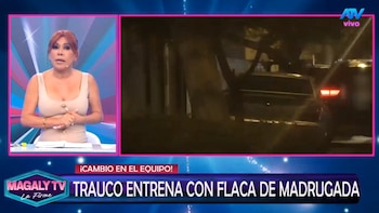 Tras el ampay de Miguel Trauco, Magaly Medina lo acusa de mentir sobre lo ocurrido aquella madrugada. Captura: Magaly TV La Firme.