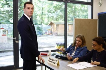 Jordan Bardella, presidente del partido