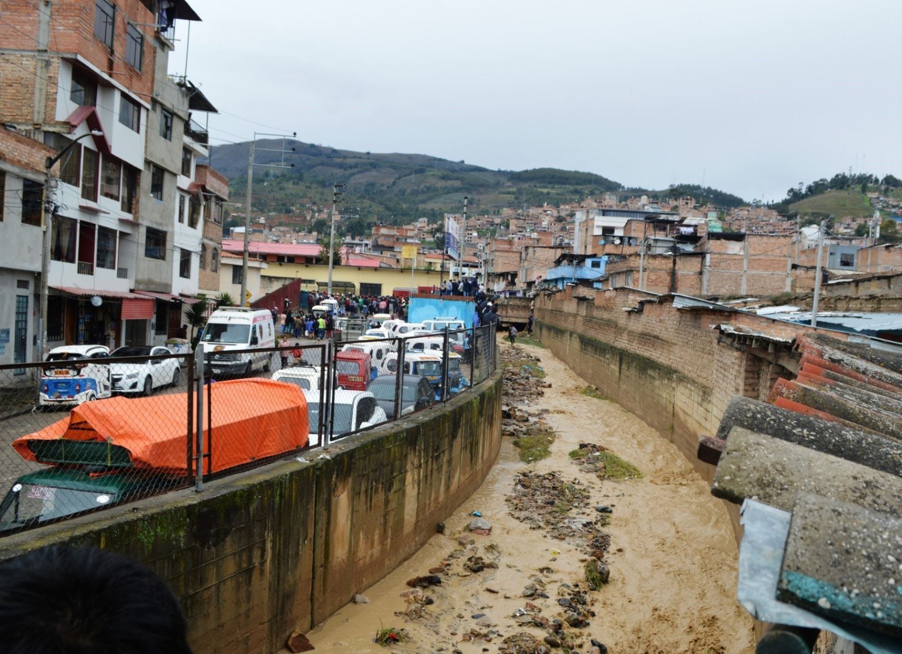 Alerta por activación de quebradas. (Foto: Andina)