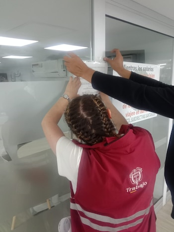 El Ministerio del Trabajo acompañó