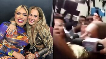 Reporteros, fans y hasta elementos de seguridad provocaron momentos de tensión y pánico en la vedette cubana y la ganadora de “La Casa de los Famosos México”