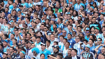 La hinchada de Racing