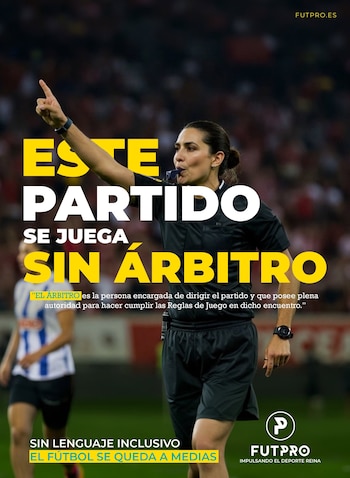 01/09/2026 Fútbol.- FUTPRO lanza una campaña para adaptar el reglamento del fútbol femenino a un lenguaje inclusivo.
FUTPRO, la asociación formada única y exclusivamente por futbolistas mujeres, presentó este martes una campaña que propone que el reglamento aplicado al fútbol femenino pueda estar redactado también en femenino, para "concienciar a nivel social".
DEPORTES
FUTPRO