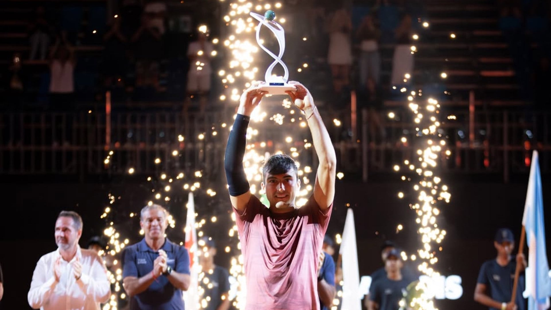 Román Burruchaga logró el título en el Challenger de San Pablo (Fito: Challenger San Pablo)