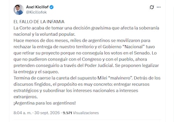 Axel Kicillof, gobernador bonaerense