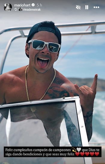 Mario Hart y Korina Rivadeneira