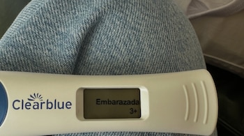 La famosa explicó a sus seguidores que el video y fotografía de la prueba de embarazo son antiguos - crédito Ana María Estupiñán / Instagram