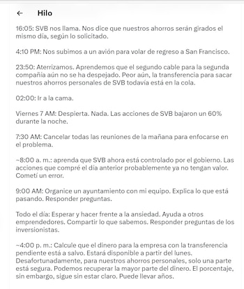 Hilo de Twitter de Alexander