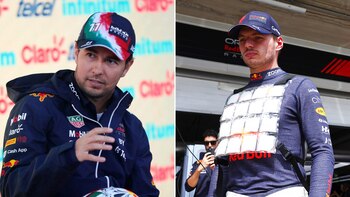 Checo y Verstappen, compañeros de