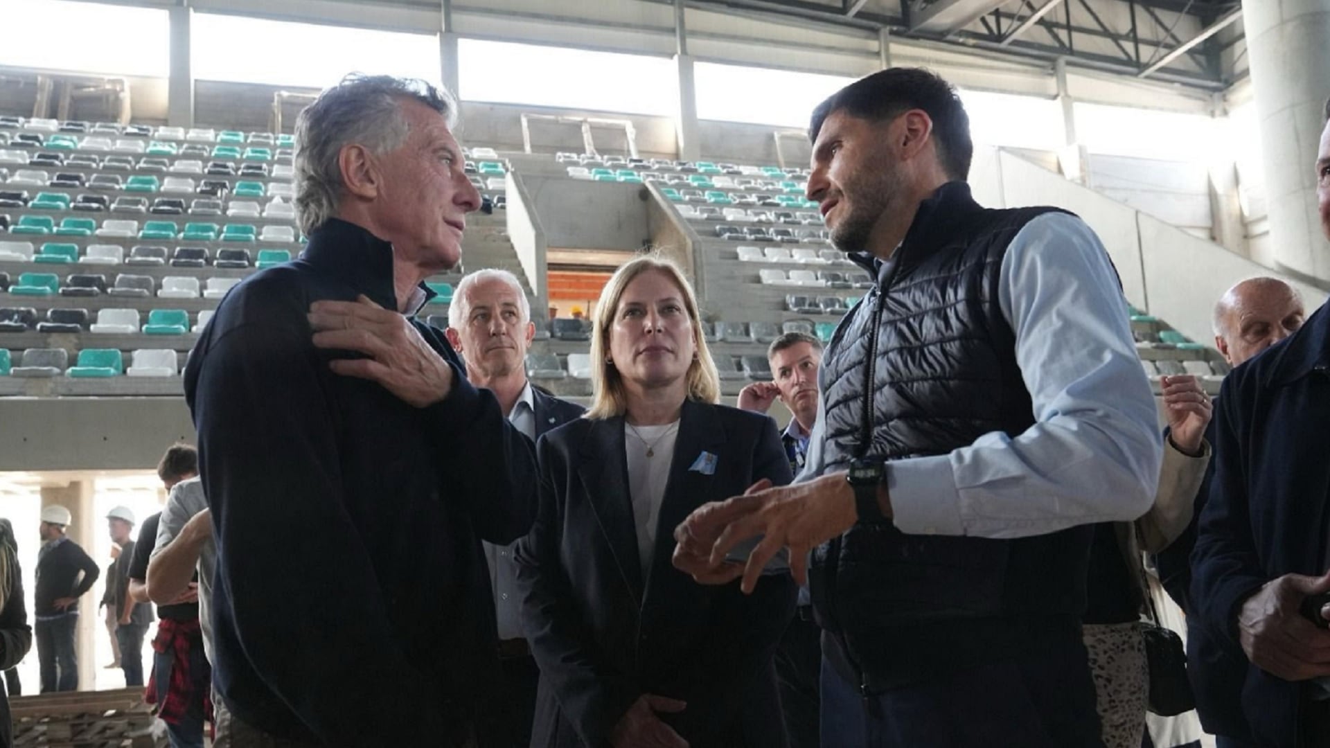 Mauricio Macri y Maximiliano Pullaro