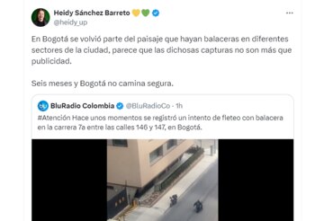 Heidy Sánchez en X