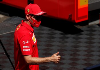 Sebastian Vettel acabó séptimo en