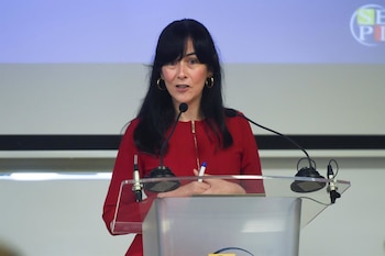 La presidenta de la Sociedad Estatal de Participaciones Industriales (SEPI), Belén Gualda González (Gustavo Valiente - Europa Press)