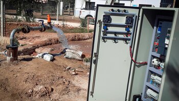 Uno de los pozos finalizados