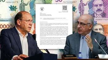 El ministro de Hacienda, Germán Ávila, y el gerente del Banco de la República, Leonardo Villar, protagonizan un nuevo episodio de tensión tras la carta en la que se rechaza un foro del Gobierno- crédito Lina Gasca/Catalina Olaya/Colprensa