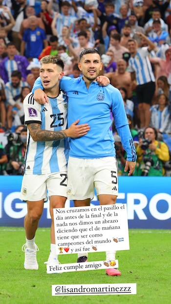 Leandro Paredes se acordó de