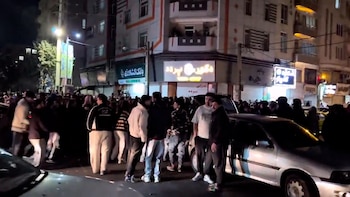 Decenas de iraníes se movilizaron