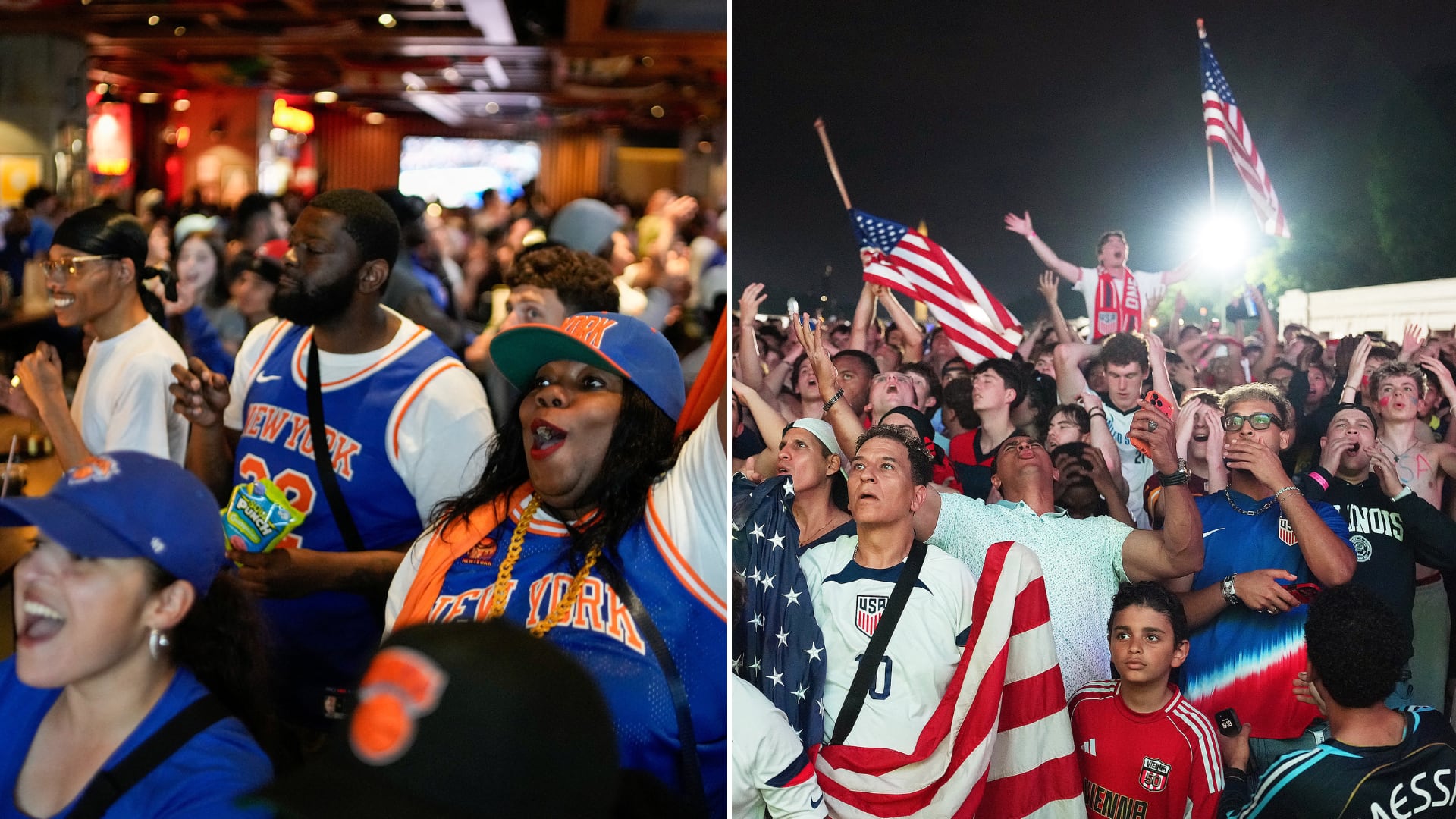 Datos de Google Trends mostraron que las búsquedas sobre los New York Knicks y la Copa Mundial de la FIFA 2026 se superpusieron entre fanáticos del deporte en Estados Unidos (Reuters)