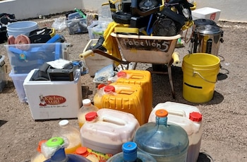 Una requisa en el Centro Penitenciario de la provincia de Chiriquí detectó armas blancas y bebidas fermentadas, entre otros artículos. (Policía Nacional)
