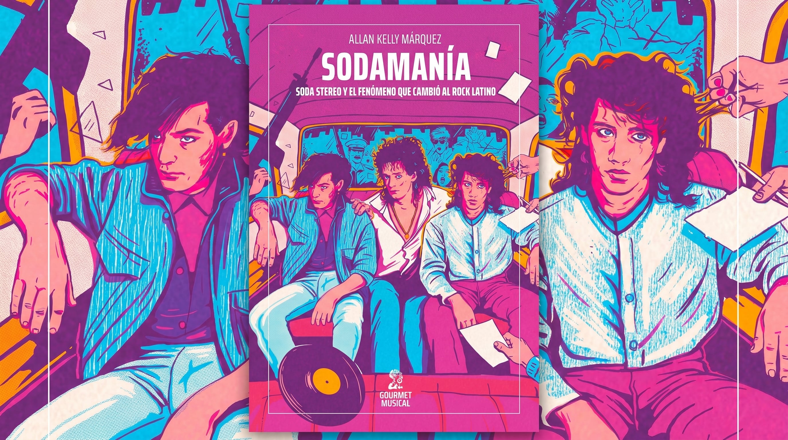 El libro de Allan Kelly Márquez, publicado por Gourmet Musical Ediciones, aborda una etapa decisiva y poco explorada de Soda Stereo
