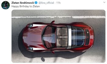 El tuit de Zlatan para