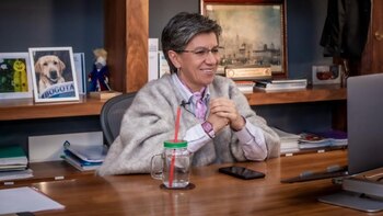 La alcaldesa de Bogotá, Claudia