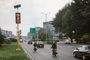 Los paneles informativos de velocidad