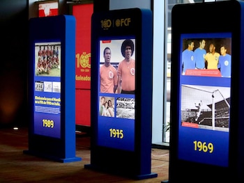 Cuadros con los momentos más importantes de las selecciones Colombia en la historia - crédito Federación Colombiana de Fútbol