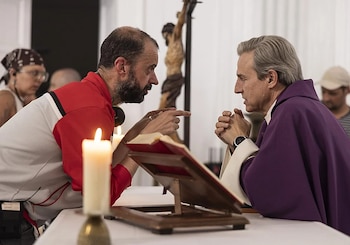 Fernando Franco dirige a Alberto San Juan en la película 'La luz'