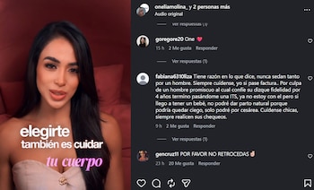 Onelia Molina impacta al confesar chequeo íntimo completo tras traición: “Hay cosas que no duelen, pero están”. Captura: IGoneliamolina_.