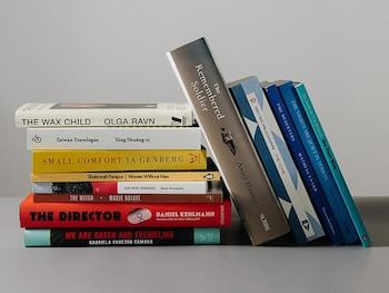 Los libros seleccionados en la