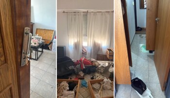 Los destrozos efectuados por los delincuentes en los departamentos desvalijados en un edificio del centro de La Plata (0221)