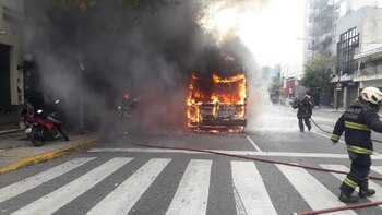 El incendio se produjo mientras