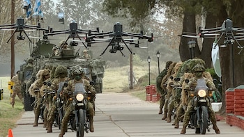DEF en la brigada más poderosa y moderna del Ejército Argentino: Stryker, drones y soldados en La Pampa