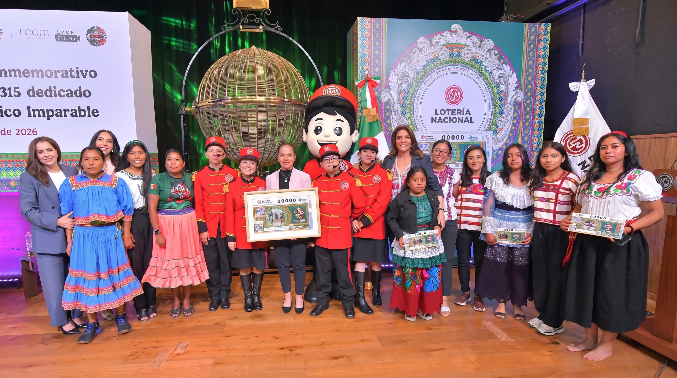 Lotería Nacional rinde homenaje a corredoras indígenas con billete conmemorativo
