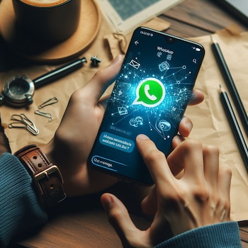 A través de aplicaciones de