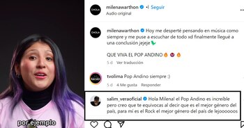 Milena Warthon y su debate