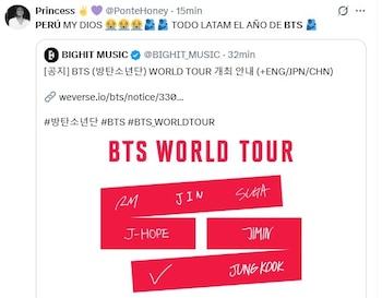 BTS llega por primera vez